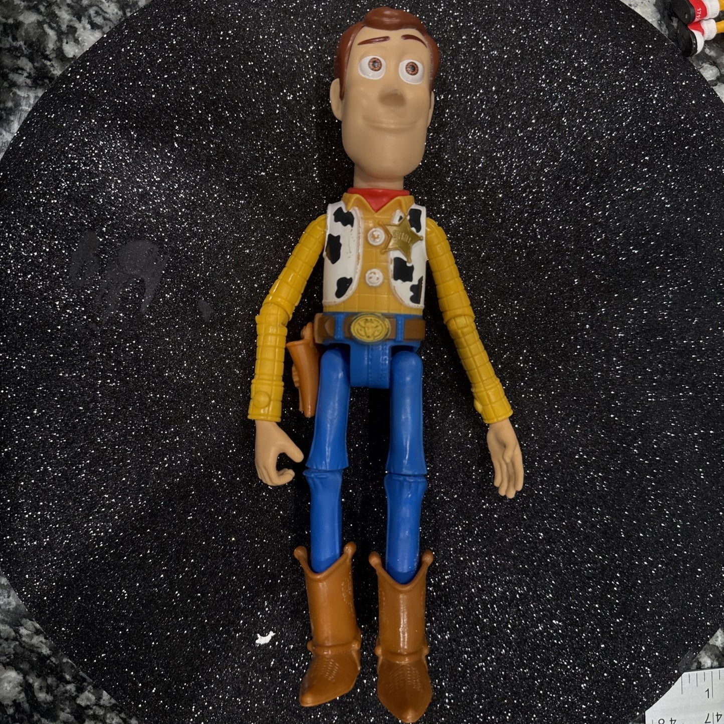 Disney Pixar Toy Story Woody Poseable Doll 9" Action Figure 2017 Mattel *USED*
