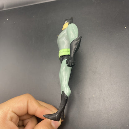 DC Comics Batman Animated Series Action Figure Gray Black Green Belt Bent Foot.