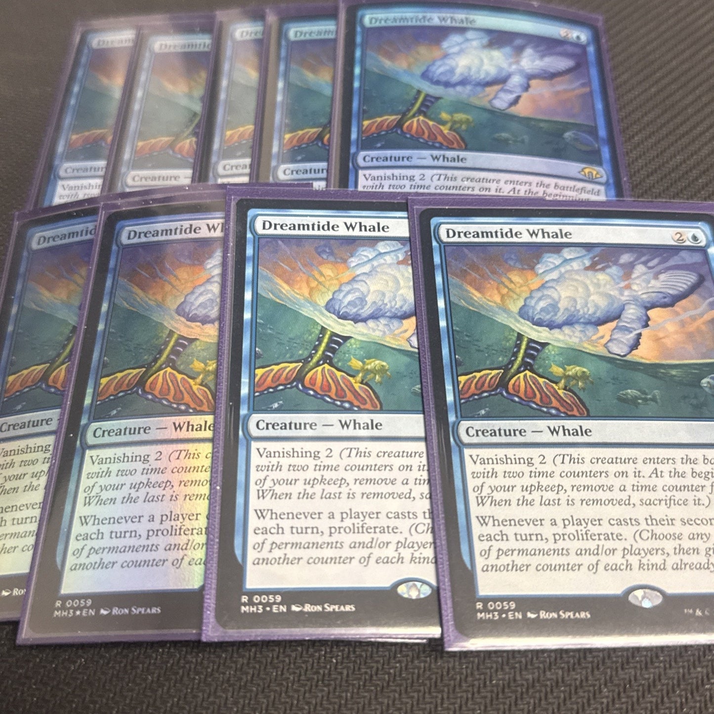 9 x Dreamtide Whale Modern Horizons 3 Foil