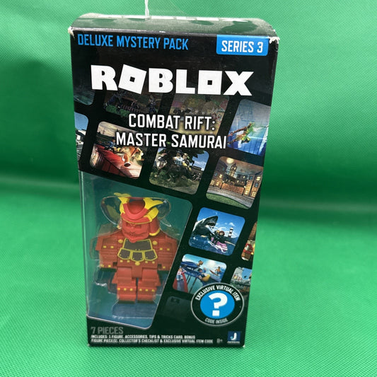 ROBL0X Series 3 MASTER SAMURAI Figure With Token Item - SEALED New