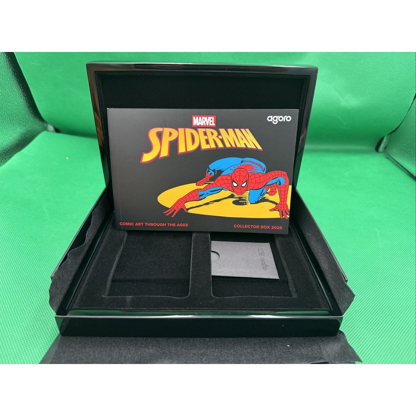 2026 Agoro Niue Collector Box EMPTY Spider-Man Comic Art Through The Ages