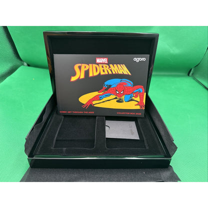 2026 Agoro Niue Collector Box EMPTY Spider-Man Comic Art Through The Ages