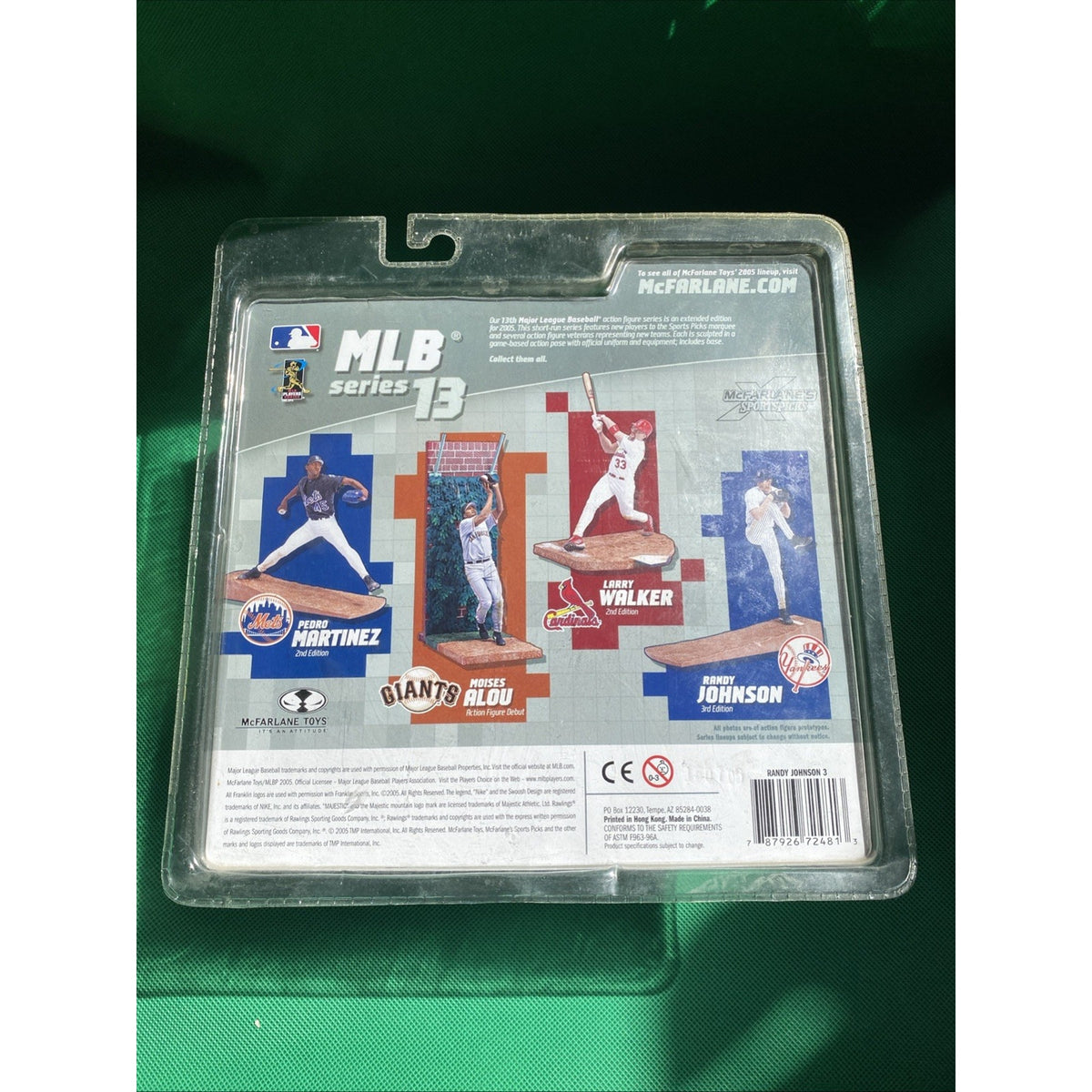 McFarlane Toys MLB Series 13 Randy Johnson NY Yankees Action Figure Bat