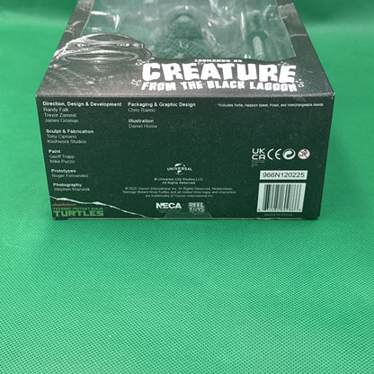 Universal Monsters TMNT Black White Leonardo as the Creature From Black Lagoon