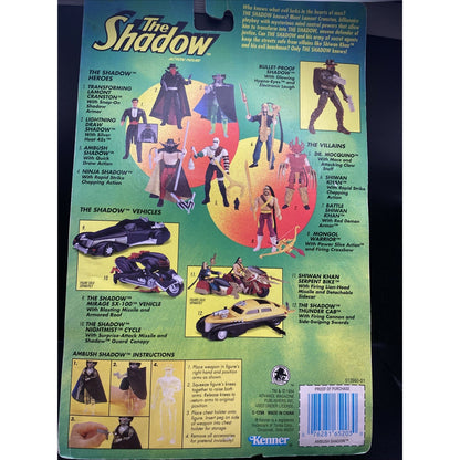 The Shadow Ambush Shadow Action Figure New Sealed 1994 Vintage
