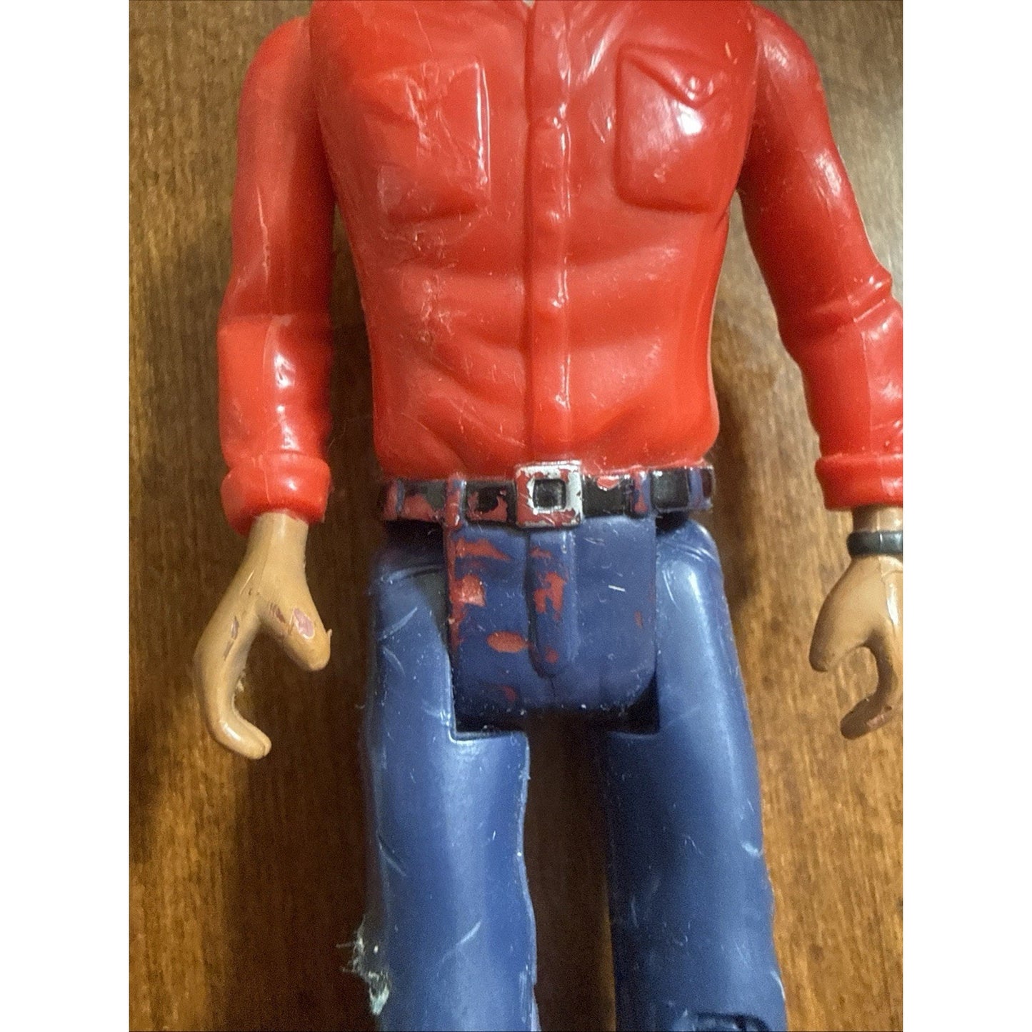 Fisher Price Loving Family Dollhouse African American Dad Man Red Shirt 2002