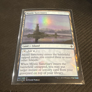 MTG Foil Mystic Sanctuary Throne of Eldraine Magic the Gathering LP