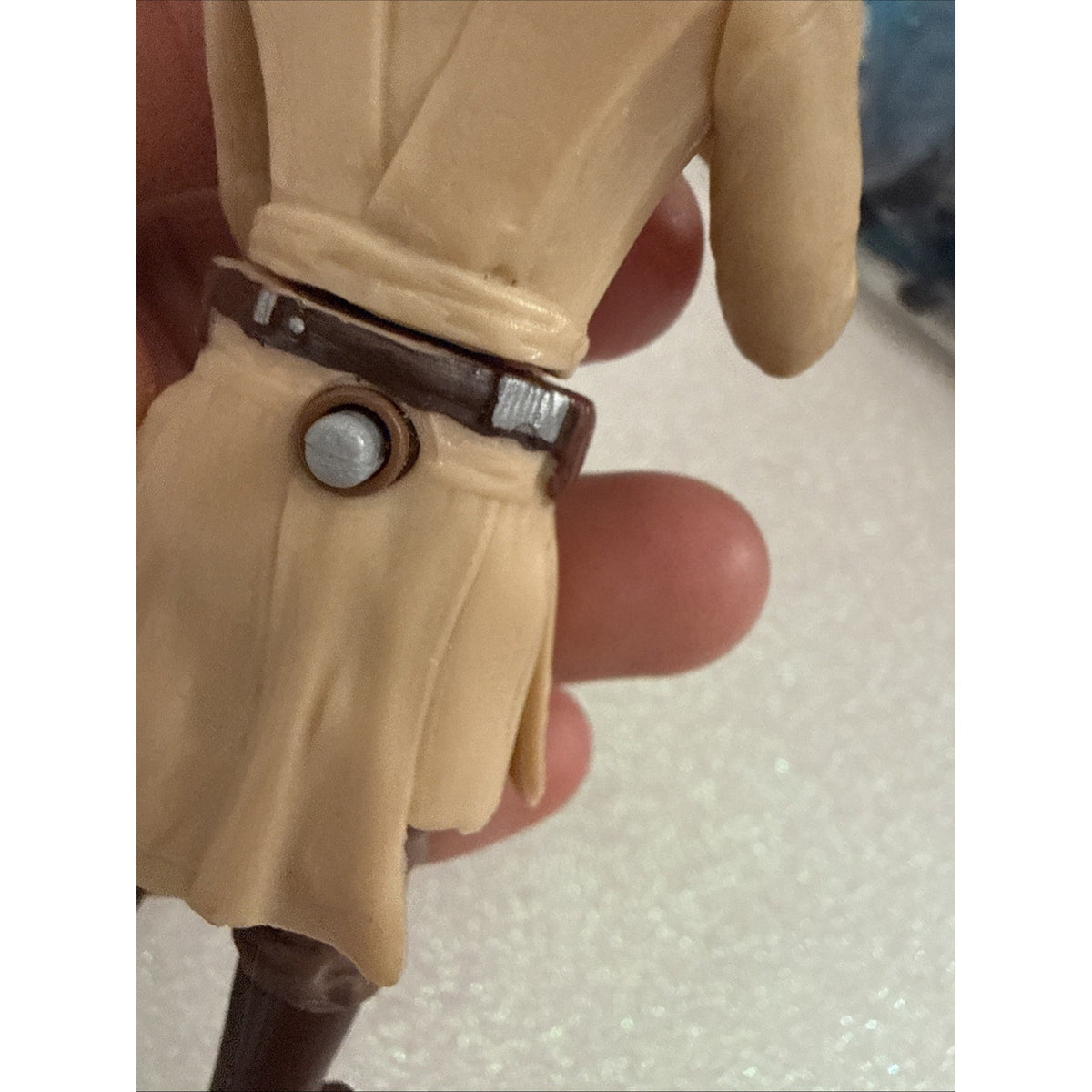 Star Wars Qui Gon Jinn 1998 Vintage Jedi Hero Hasbro Toy Liam Neeson 4" #33