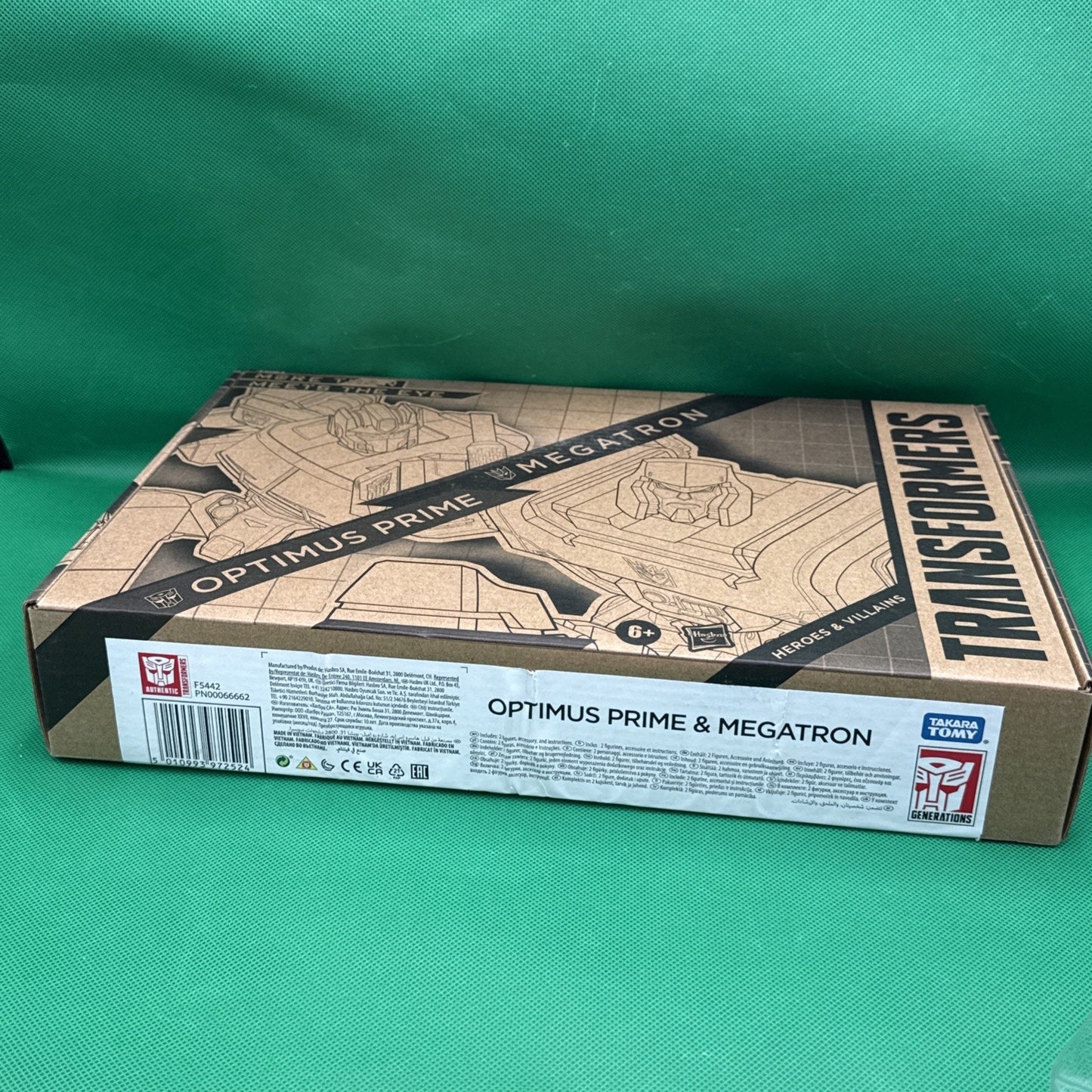 Transformers Toys Heroes and Villains Optimus Prime and Megatron NEW SEALED NIB