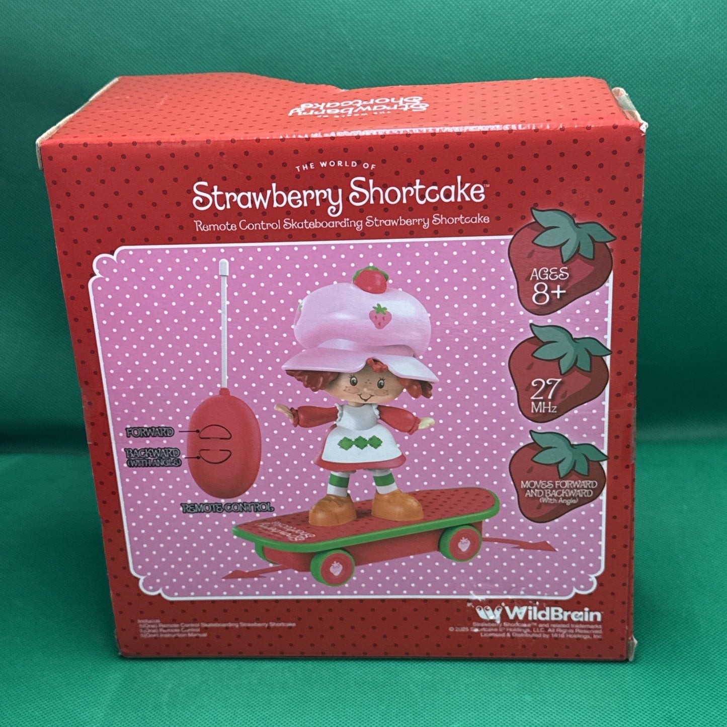 Strawberry Shortcake Remote Control Skateboarding Toy New In Box