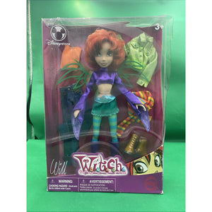 Disney W.I.T.C.H. Witch Doll Disney Store Exclusive Will -Grail (READ DESC)