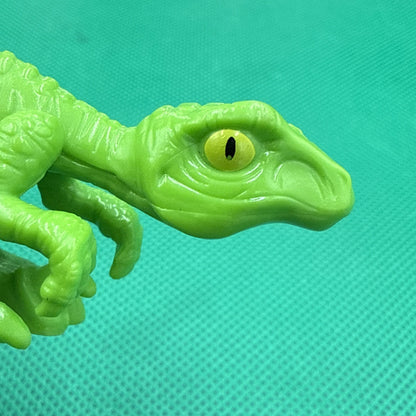 Fisher Price Imaginext Jurassic World Advent Green Velociraptor 2.5" Figure