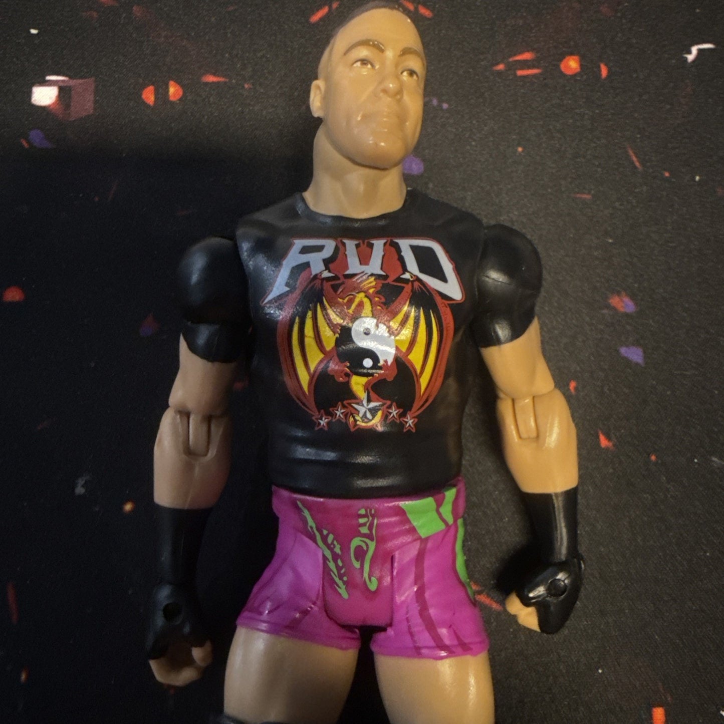 Mattel WWE Main Event Series 151 Basic RVD Rob Van Dam Wrestling Action Figure
