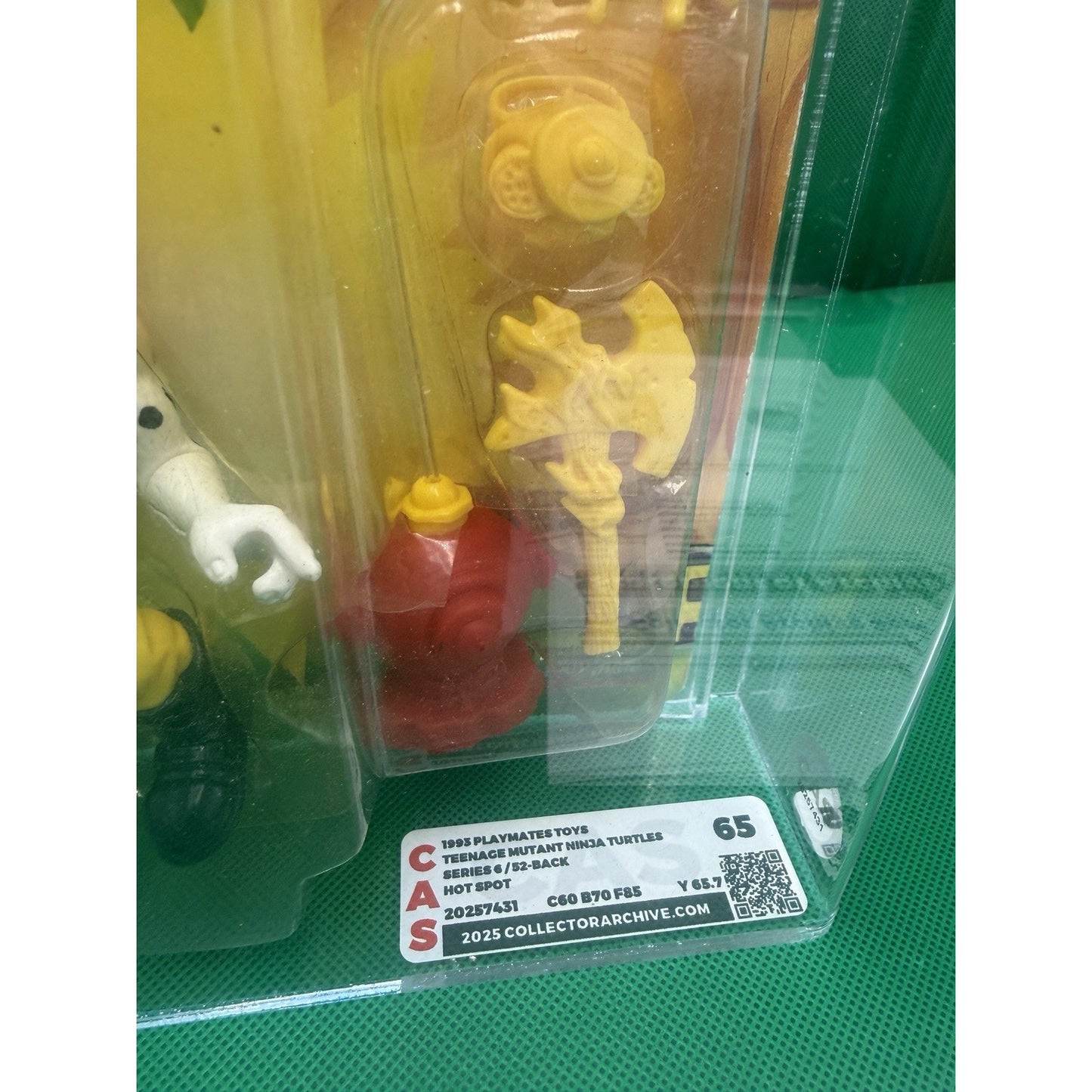 Vintage 1993 TMNT MOC HOT SPOT Graded CAS 65 Playmates