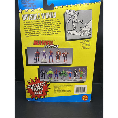 TOY BIZ MARVEL SUPER HEROES INVISIBLE WOMAN FIGURE