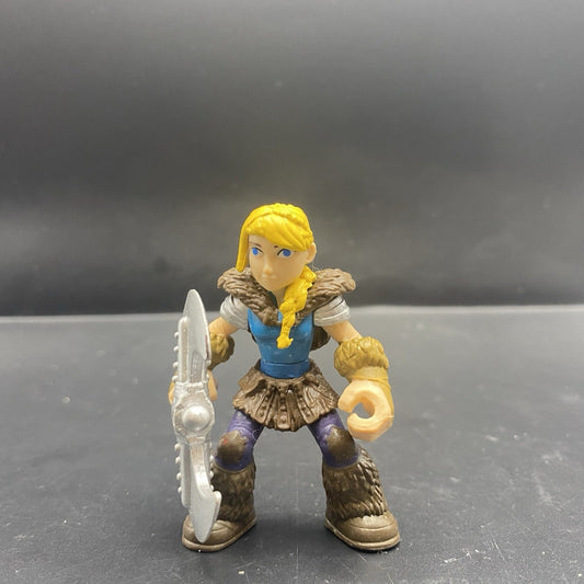 2014 DreamWorks 2.5 in "How to Train Your Dragon ASTRID Action Figure With Axe