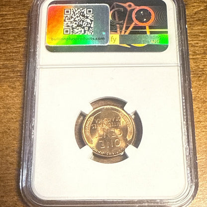 1909 VDB Lincoln Cent NGC MS 65 RD - Bullion Plus