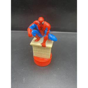 VTG Marvel Comics Spiderman Figural pvc stamper figure great molding NM+