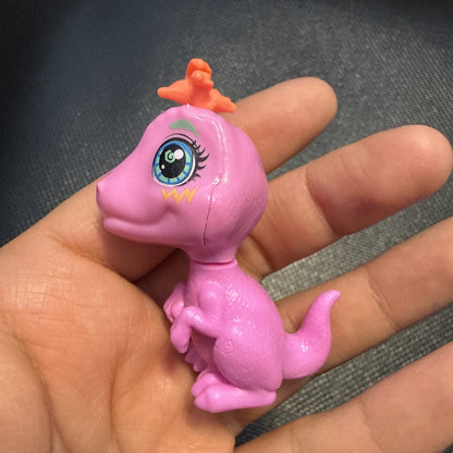 Cave Club Emberly Pink Dinosaur Prehistoric Pet Figure Replacement 2" Tall