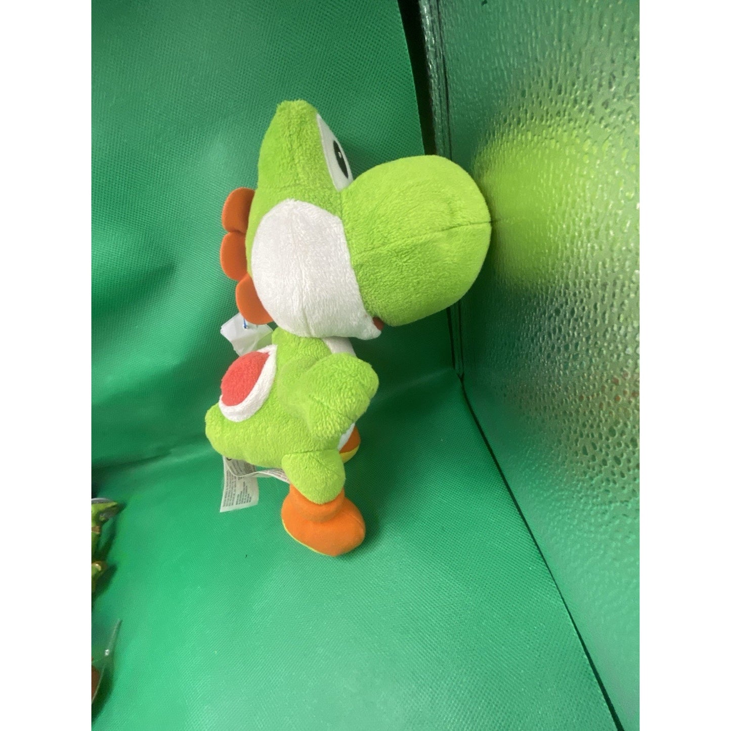 Nintendo Super Mario Bros Green Yoshi Stuffed Animal Plush 10”