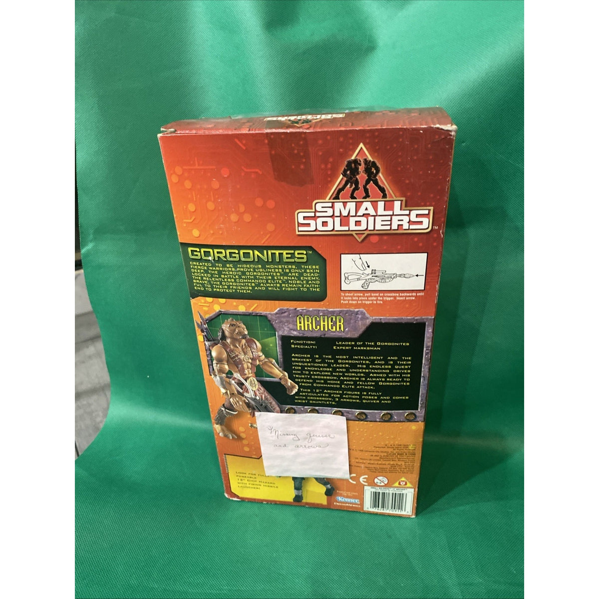 Small Soldiers Archer Leader of Gorgonites Vintage 1998 12" Action Figure NEW!
