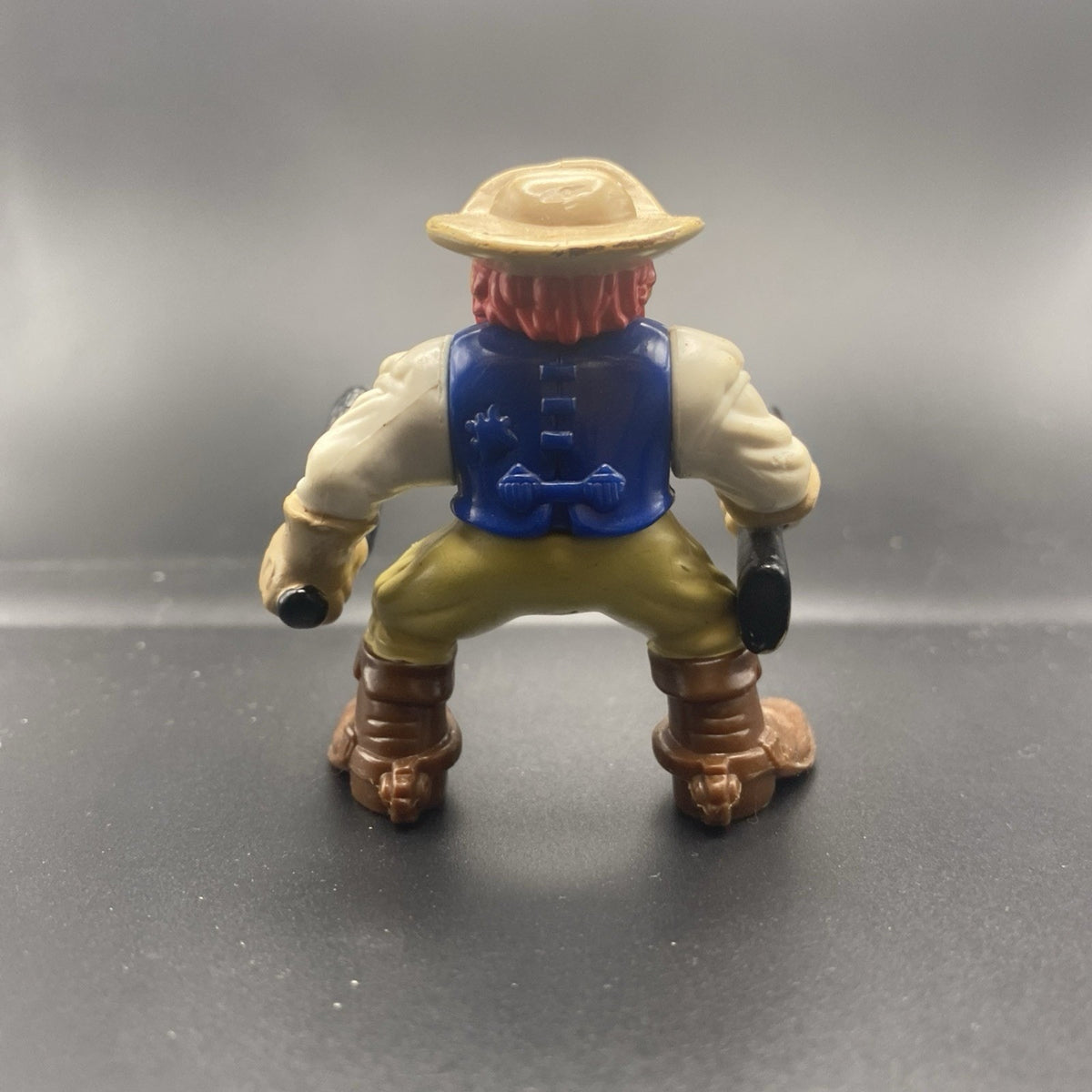 Vintage Fisher Price Great Adventures Western COWBOY Man Miner w/Whip & Musket