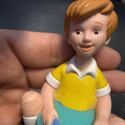 Disney Christopher Robin PVC Figure Drum Winnie the Pooh Friend Cake Topper 2000