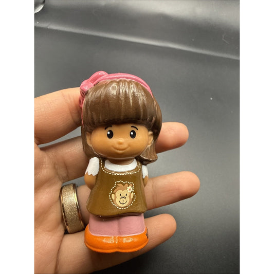 Fisher-Price Little People Monkey Shirt Mia Girl Figure