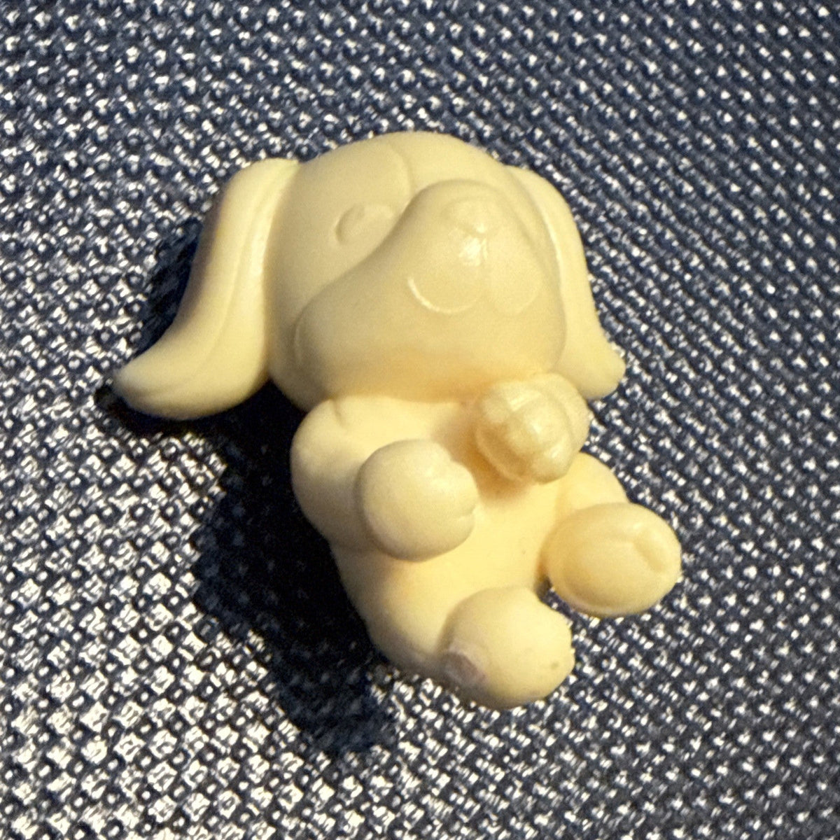 Raising Canes Restaurants 2" PVC Pencil or Straw Topper Figure - Puppy Dog Tan