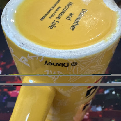 Disney The Lion King Broadway Musical Yellow & Black Tall 6" Coffee Mug Damage