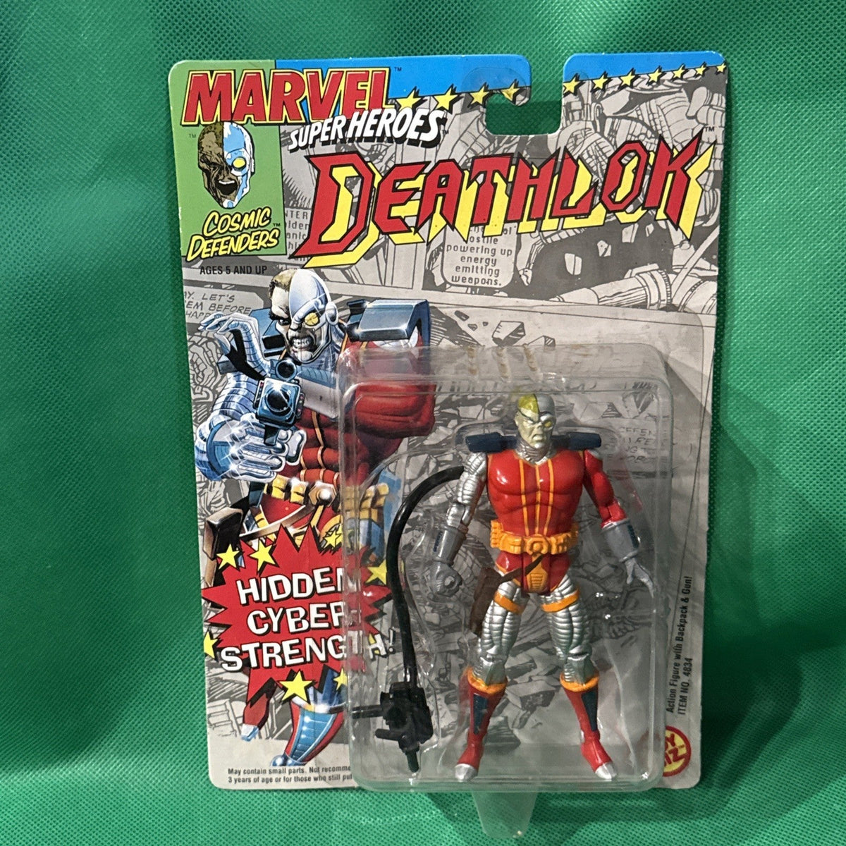 DEATHLOK Action Figure MARVEL Super Heroes X-Men Vintage ToyBiz 1992