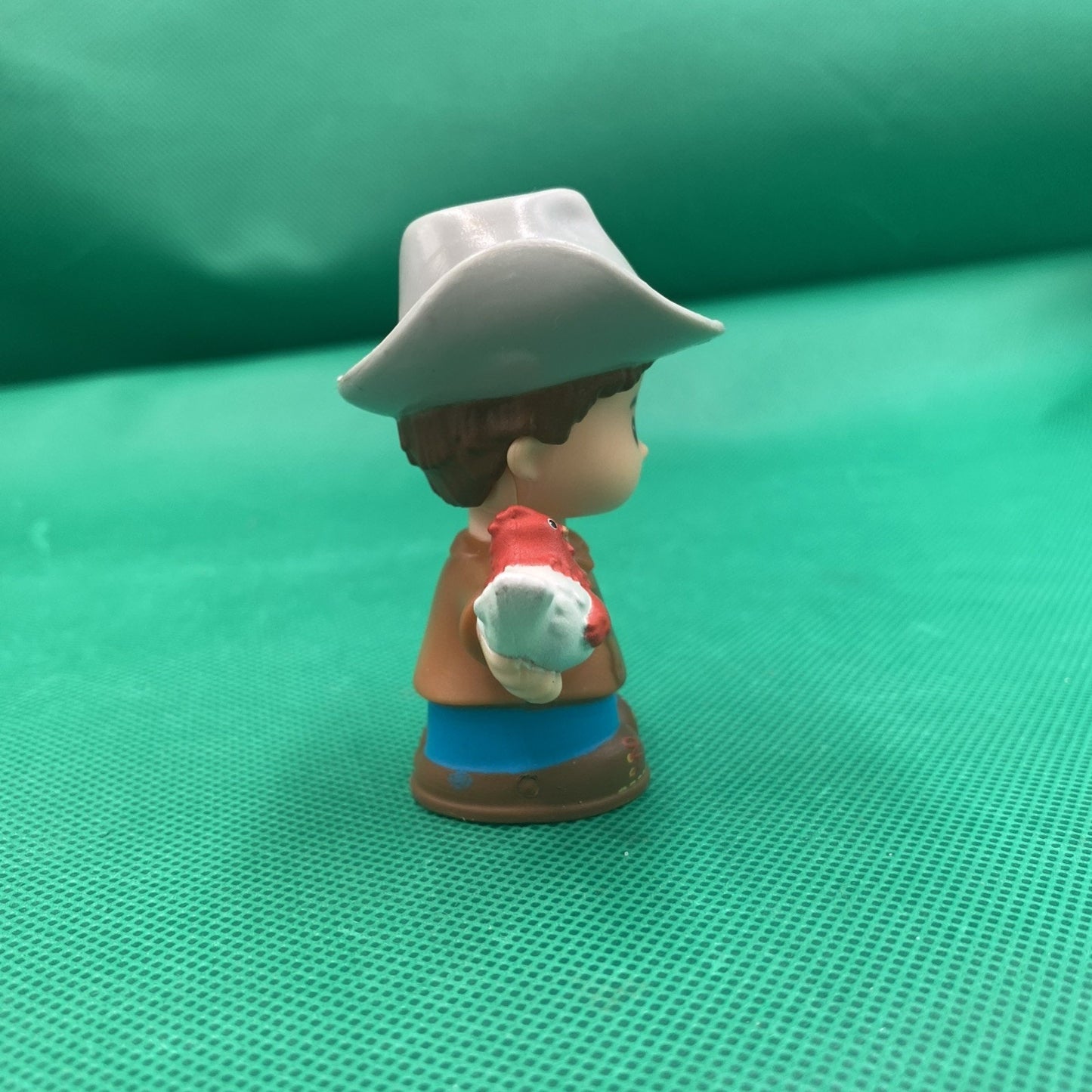 Fisher Price Little People Replacement Farmer Cowboy 2016 Holding a Chicken