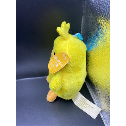 MTY INTL' YELLOW CHICK CHICKEN 4" PLUSH BACKPACK CLIP (KC74)