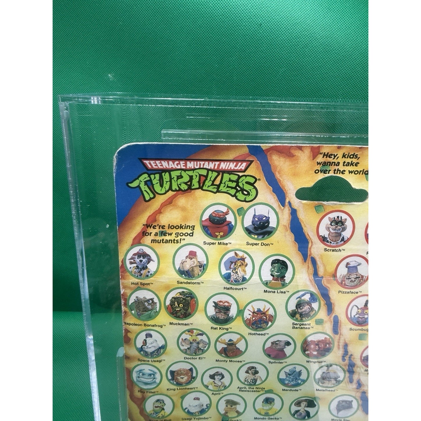 Vintage 1993 TMNT MOC HOT SPOT Graded CAS 65 Playmates
