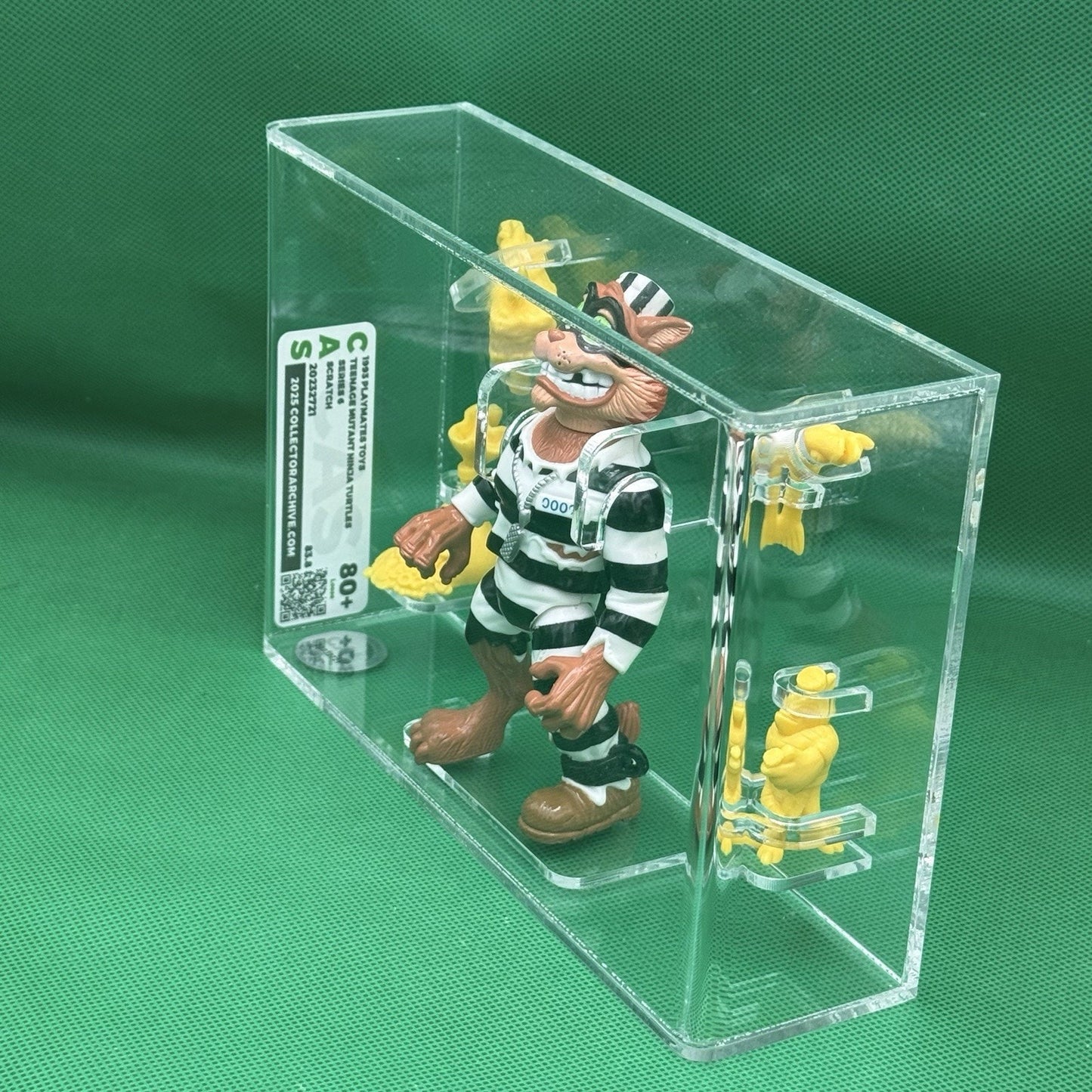 CAS 80+ 83.8 SCRATCH THE CAT 1993 TMNT Teenage Mutant Ninja Turtles Grail