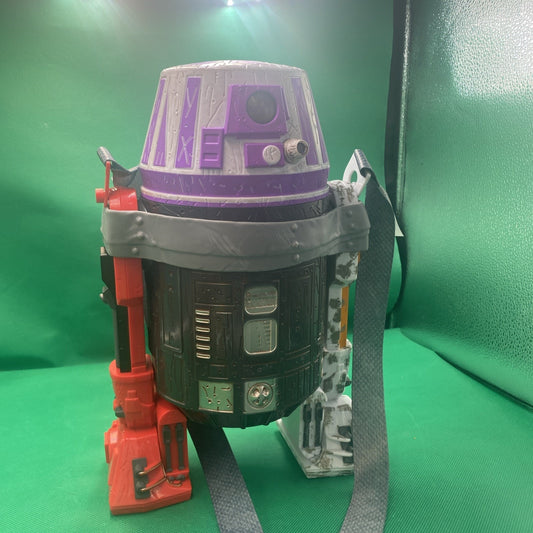 Disney Parks Droid Popcorn Bucket with lanyard Star Wars Disneyland Retired