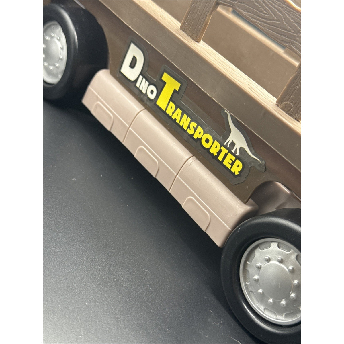 Dino Transporter Truck Kids Toy Removable Bed Tested-works USA Seller