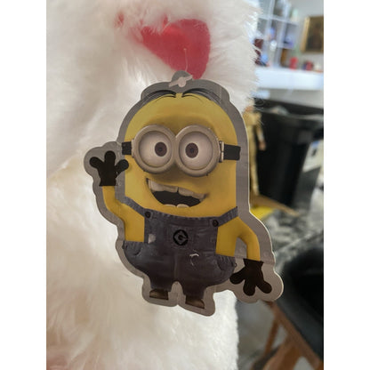 USJ Universal Studios Japan Minions Fluffy Unicorn Plush Pillow Cushion H 22.4 "