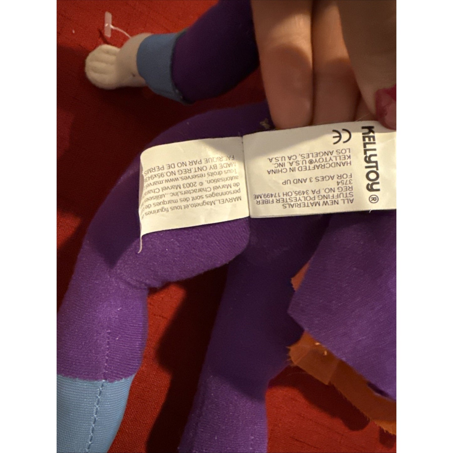 Magneto - Marvel X-Men - 13.5” Plush Toy Figure - 2003 Kellytoy