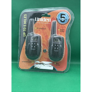 Uniden GMR-535/2 GMR radio Up to 5 mile 2 way 22 Channels. Brand New. Roger Beep