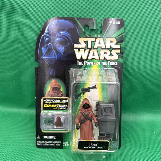 Vintage Hasbro Star Wars POTF Jawa Gonk Droid 3.75in CommTech Figure 1999