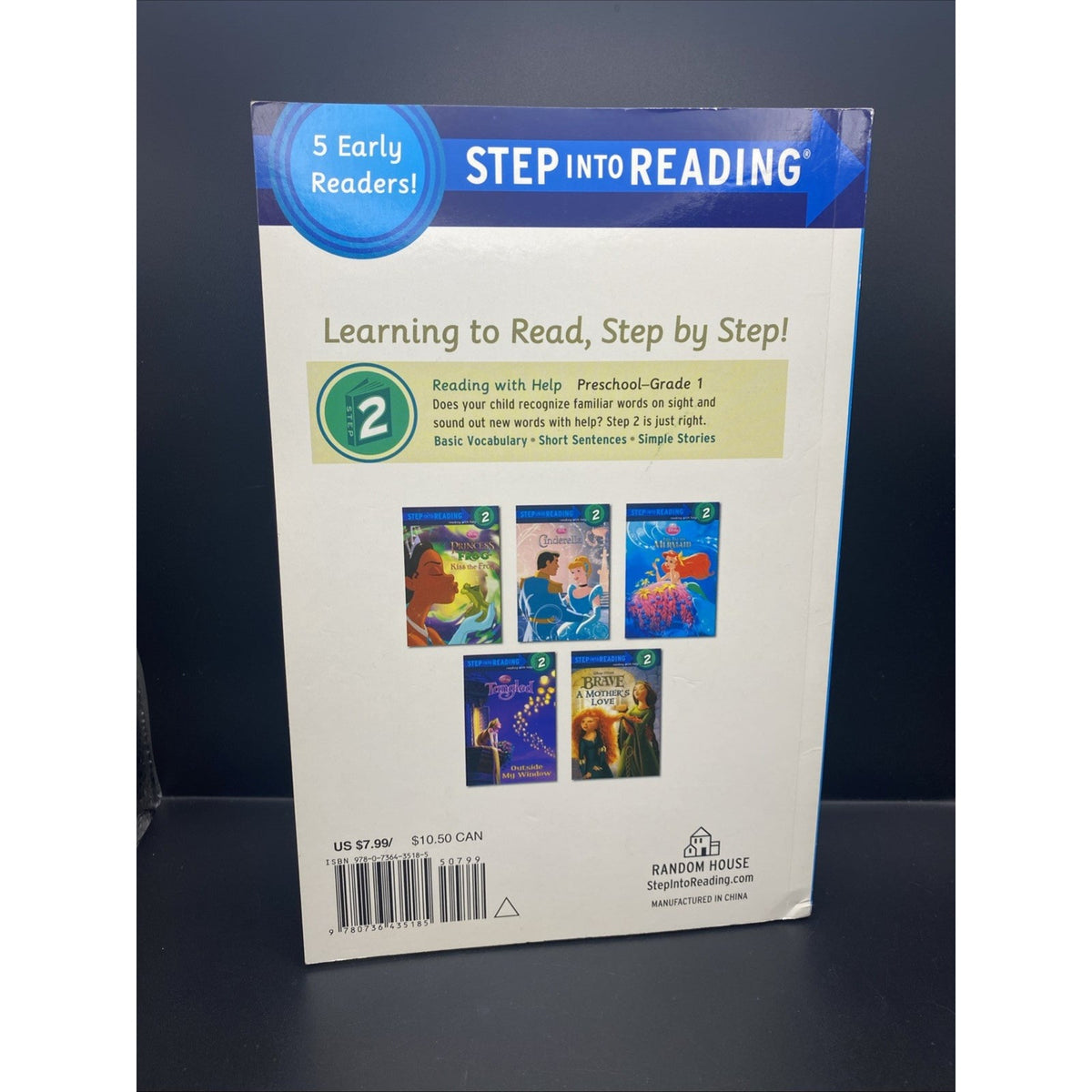 Five Enchanting Tales (Disney Princess) (Step into Reading)