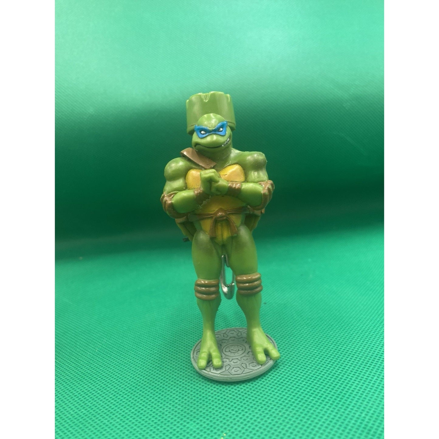 Vintage Teenage Mutant Ninja Turtles Leonardo Keychain Flashlight TMNT 2003