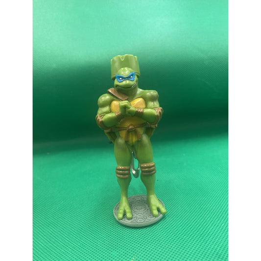 Vintage Teenage Mutant Ninja Turtles Leonardo Keychain Flashlight TMNT 2003