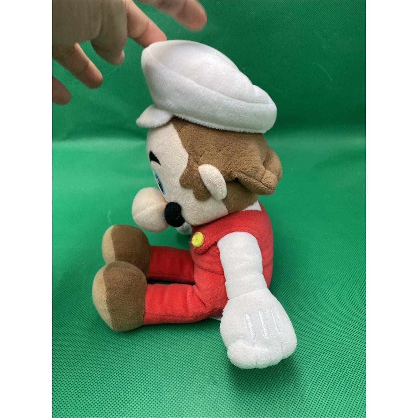 Super Mario Bros White Mario Character Plush 10" Stuffed Toy Nintendo -Read Desc