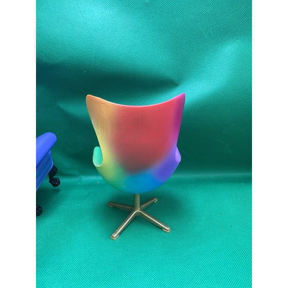 Rainbow High Doll House Lounge Chair Furniture fits 12" Dolls Barbie Rainbow