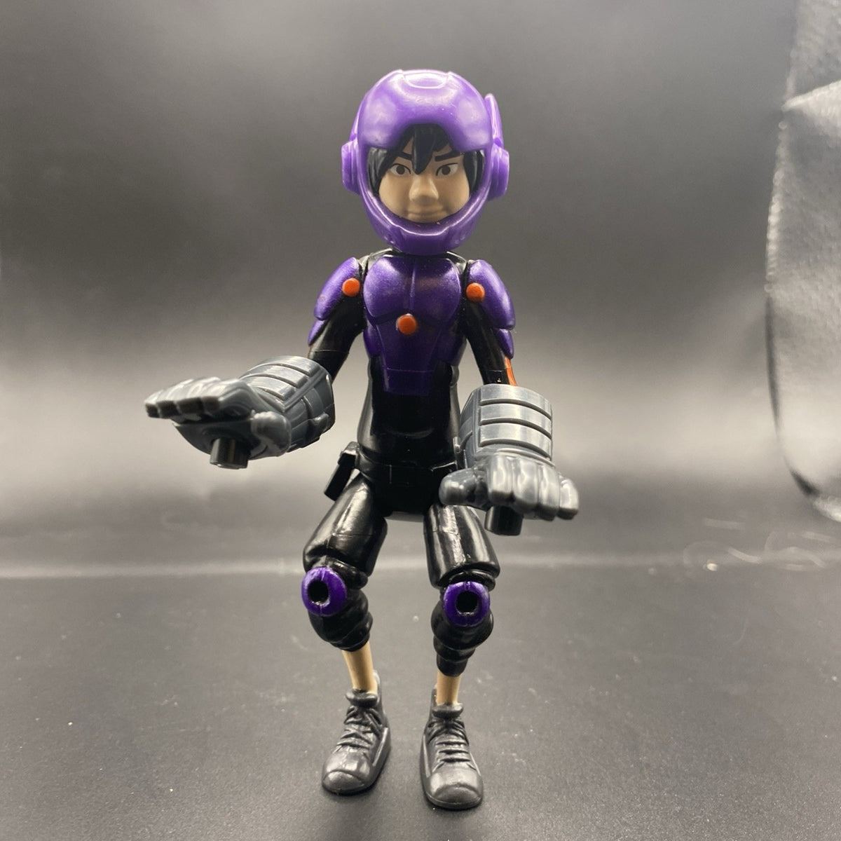 Disney Big Hero 6 Armor Up Baymax Replacement Hiro Hamada Figure 4.5" Purple Toy