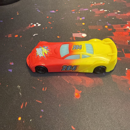 NASCAR Racers Mark McCutchen #204 CHARGER 2001 Wendy’s Toy Car Kids Meal