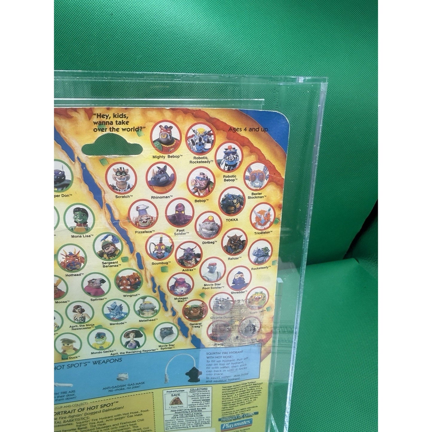 Vintage 1993 TMNT MOC HOT SPOT Graded CAS 65 Playmates