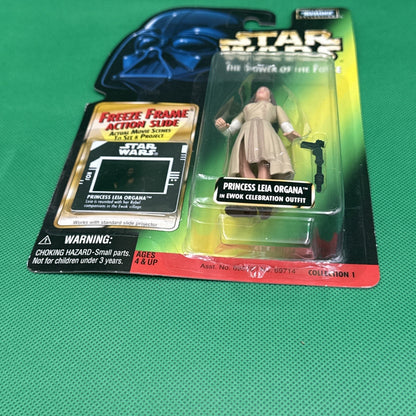 STAR WARS - 1997 - POWER OF THE FORCE 2 PRINCESS LEIA ORGANA (EWOK CELEBRATION)